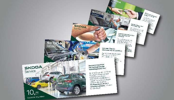 Škoda Service Gutscheine